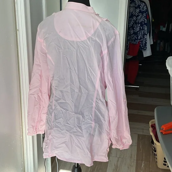 Steilmann Pink Ruffle Front Tunic - Picture 2 of 6